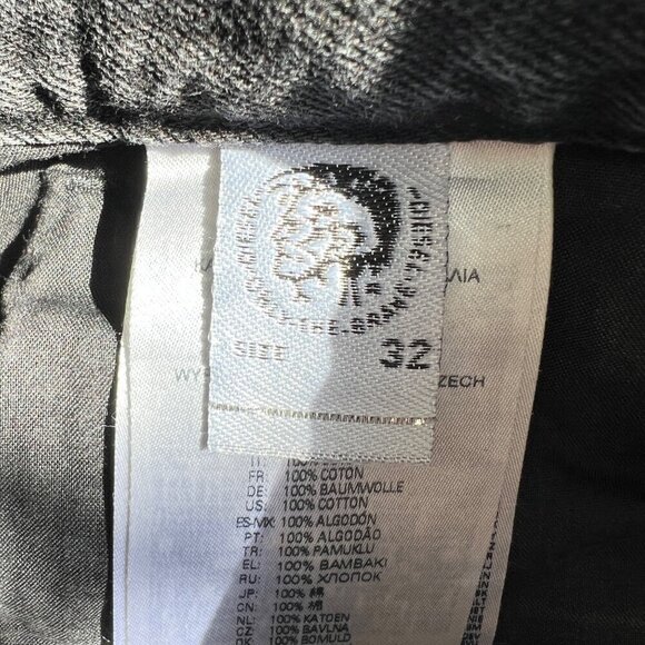 Diesel D-KRAS Slim jeans with collored paint splashed, Black / multi colored, si - Picture 13 of 14